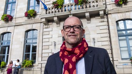 Hervé Guihard, maire de Saint-Brieuc, en juin 2020. (PHILIPPE RENAULT / MAXPPP)