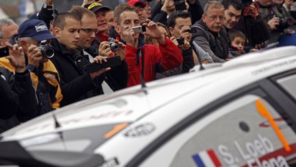 La Citroën de Loeb et Elena captive le public alsacien