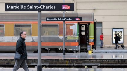 La gare Saint-Charles à Marseille en 2014. (BORIS HORVAT / AFP)