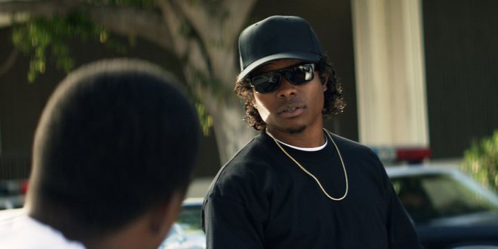 Jason Mitchell incarne Eazy-E dans "N.W.A Straight Outta Compton".
 (Universal)