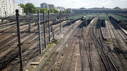 Les voies de la gare de l'Est, à Paris, le 4 septembre 2022. (MAXPPP)