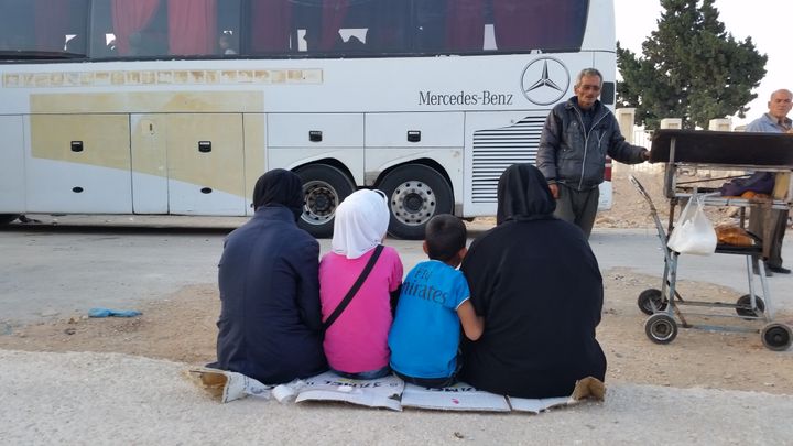 Depuis la gare routière d'Alep, la plupart des grandes villes syriennes sont desservies. (VALÉRIE CROVA / RADIO FRANCE)