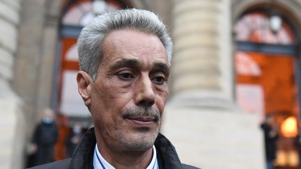 Omar Raddad à Paris, le 25 novembre 2021.&nbsp; (ALAIN JOCARD / AFP)