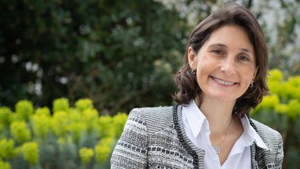 Amelie Oudéa-Castéra a troqué son costume de directrice générale de la Fédération française de tennis pour devenir ministre des Sports, des Jeux olympiques et paralympiques. (AFP PHOTO / FFT)