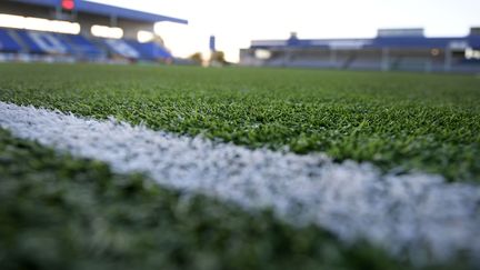 Un terrain de football, en Norvège. (YORICK JANSENS / BELGA MAG / AFP)