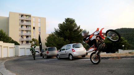 Du rodéo sauvage à Marseille, dans les Bouches-du-Rhône. (photo d'illustration) (ROSSI DAVID / MAXPPP)