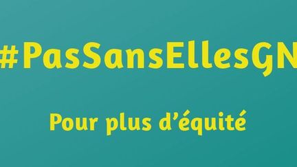 Le slogan du collectif féministe guinéen qui se propage sur les réseaux sociaux (Capture d&#039;écran )