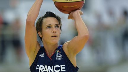 Céline Dumerc, le 1er juin 2017 à Villenave-d'Ornon (Gironde). (NICOLAS TUCAT / AFP)