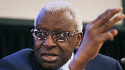 &nbsp; (Lamine Diack, l’ancien président de l’IAAF est mis en examen en France pour corruption passive © Maxppp)