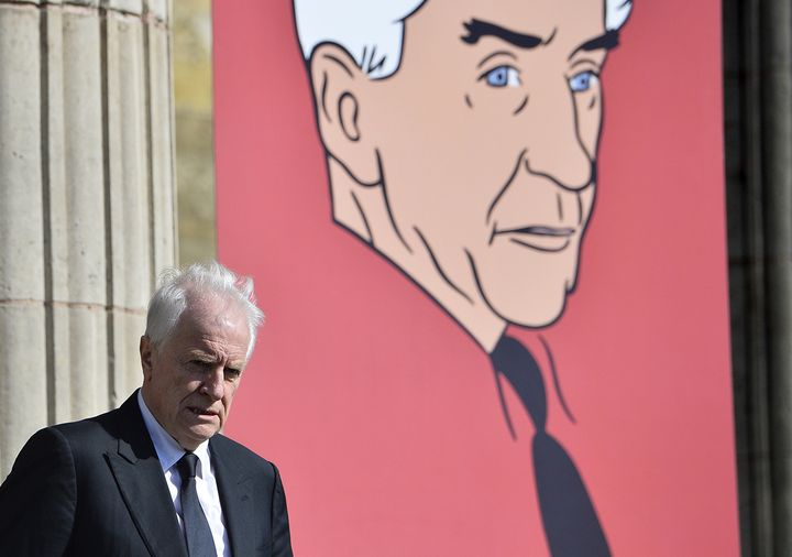 André Dussollier aux obsèques d'Alain Resnais
 (LIONEL BONAVENTURE / AFP)