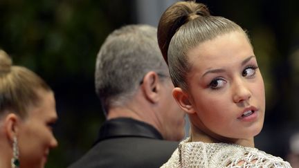 Adèle Exarchopoulos au Festival de Cannes, mai 2013
 (ANNE-CHRISTINE POUJOULAT / AFP)