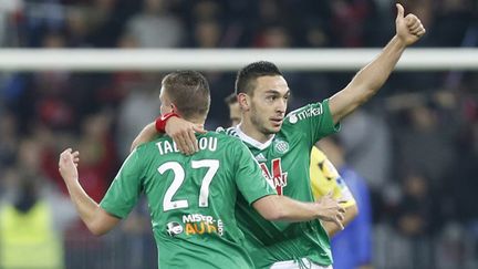 Mevlut Erding a offert une précieuse victoire aux Verts. (VALERY HACHE / AFP)