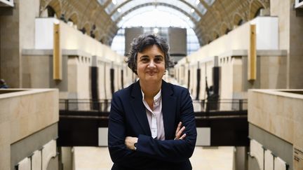 La présidente du musée d'Orsay Laurence des Cars, le 3 décembre 2020 (OLIVIER CORSAN / MAXPPP)