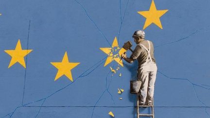 Banksy : frersque sur le Brexit à Douvres (mai 2017)
 (CITIZENSIDE / Harry Steven Hadfiel / Citizenside)