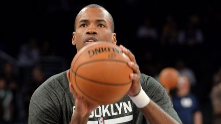 Jason Collins avait effectué une courte pige à Brooklyn après son coming-out (JOE KLAMAR / AFP)