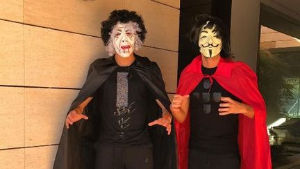 Cristiano Ronaldo, prêt pour fêter Halloween, le 30 octobre. (Capture Instagram du compte de Cristiano Ronaldo)