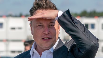 Le milliardaire Elon Musk s'est offert Twitter (14 avril 2022). (ALEXANDER BECHER / EPA)