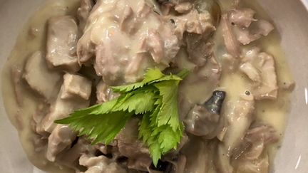 Le plat "tradi" par excellence : la blanquette de veau. (Laurent Mariotte / Radio France)