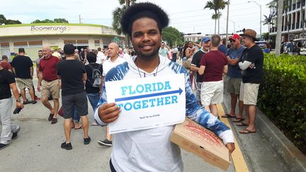 Meeting d'Hillary Clinton à Miami (Floride), le 30 octobre 2016 (RADIO FRANCE / SANDRINE ETOA-ANDEGUE)