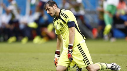 &nbsp; (Iker Casillas, dépassé vendredi soir © Reuters/Marcos Brindicci)