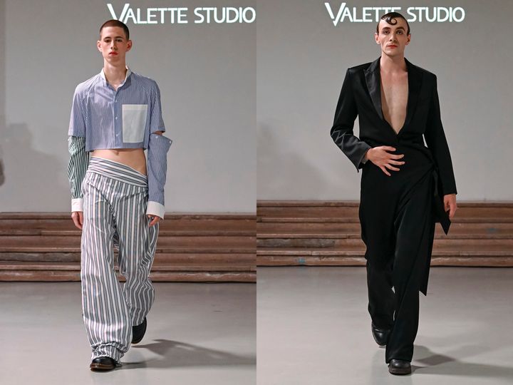 La nouvelle collection de Valette Studio présentée lors de la Fashion Week masculine printemps-été 2024 (Valette Studio)