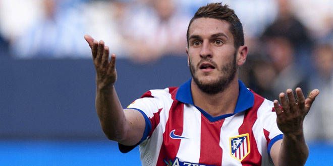 Le milieu de terrain de l'Atletico, Koke