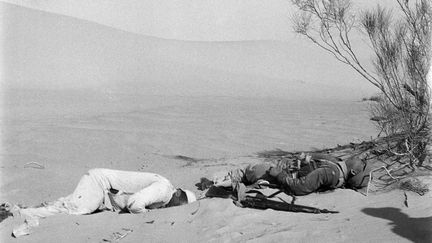 Soldats égyptiens tués durant une attaque israélienne alors qu'ils essayaient de fuir. «La guerre du Sinaï est le premier conflit que j’ai couvert en tant que photojournaliste.» (Gökşin Sipahioğlu/SIPA)