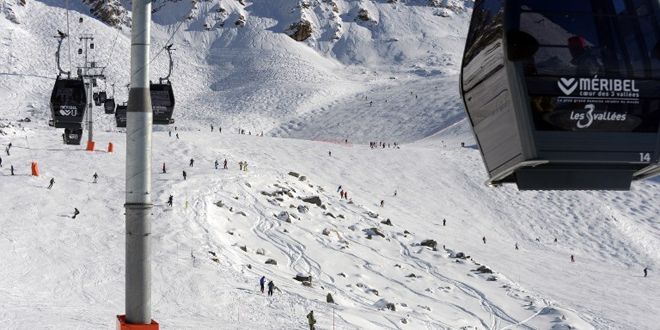 La station de Méribel (JEAN-PIERRE CLATOT / AFP)