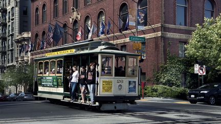 Le tramway de San Francisco (Californie, Etats-Unis), à l'été 2014. (SERRANO ANNA / HEMIS.FR)