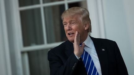 Le président élu des Etats-Unis, Donald Trump, dans le New Jersey (Etats-Unis), le 19 novembre 2016. (DREW ANGERER / GETTY IMAGES NORTH AMERICA)