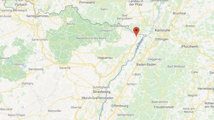 Un violent incendie s'était déclenché le 11 juillet dans un haras à Neewiller-près-Lautebourg (Bas-Rhin). (GOOGLE MAPS)