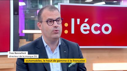 Invité de Jean-Paul Chapel dans ":L'éco", Yves Bonnefont, directeur de la marque DS, présente les nouveautés exposées au Salon de l'Auto.