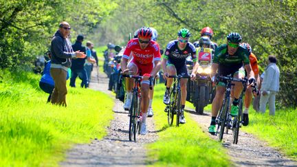 Florian Sénéchal sur les pavés du Tro Bro Leon (PICASA)