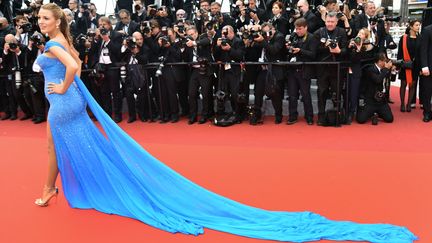 Dernière journée à Cannes pour l’actrice américaine qui était venue présenter, lors de la cérémonie d'ouverture du Festival de Cannes, "Café Society" de Woody Allen.
 (ALBERTO PIZZOLI / AFP)