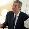 Patrick Balkany à son arrivée au tribunal correctionnel&nbsp;pour le dernier jour&nbsp;de son procès pour fraude fiscale et blanchiment, mercredi 19 juin 2019. (ERIC FEFERBERG / AFP)