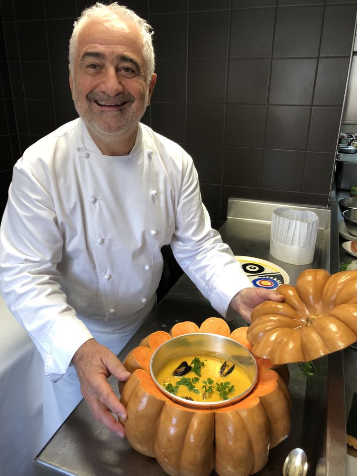 Guy Savoy et son éternel sourire. (RF/BERNARD THOMASSON)