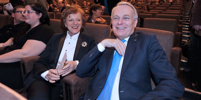 Jean-Marc Ayrault et sa femme
 (Frank Perry/AFP)