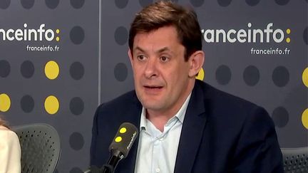 François Kalfon, conseiller régional socialiste d’Île-de-France, membre du bureau national du PS et co-fondateur de Gauche Nouvelle, était l'invité de franceinfo lundi 23 avril.
 (FRANCEINFO)