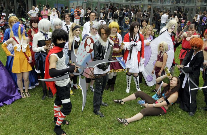 Une armée de clônes de mangas s&#039;est levée sur Japan Expo 2012.
 (Francois Mori/AP/SIPA)