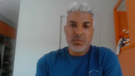 Le journaliste marocain, Omar Brousky, le 22 juillet 2022 sur la chaîne franceinfo. (FRANCEINFO)