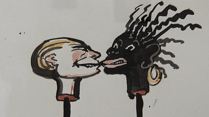 La lutte contre les ségrégations raciales et les injustices ont marqué Tomi Ungerer depuis son enfance. Les dessins et affiches présentés dans cette exposition illustrent à nouveau sa révolte contre les injustices.
 (Tomi Ungerer)