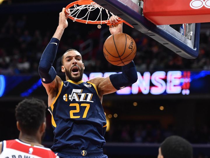 Le pivot des Jazz de Utah Rudy Gobert (USA TODAY USPW / X06796)