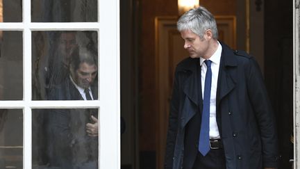 Laurent Wauquiez quitte Matignon après une réunion avec le Premier ministre à Paris, le 3 décembre 2018.&nbsp; (STEPHANE DE SAKUTIN / AFP)