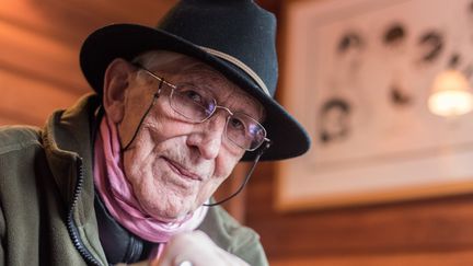 Tomi Ungerer à Strasbourg. Il fêtera ses 85 ans le 28 novembre 2016
 (PATRICK SEEGER/dpa  PATRICK SEEGER / DPA / AFP)