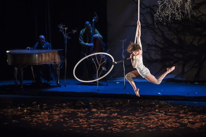 "La dernière saison", ultime création du Cirque Plume.
 (SEBASTIEN BOZON / AFP)