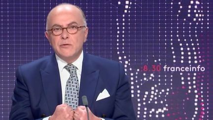 Bernard Cazeneuve était l'invité du 8h30 franceinfo le 19 janvier 2022. (FRANCEINFO)