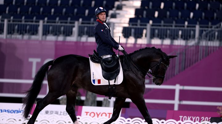 Le Français Vladimir Vinchon aux Jeux paralympiques de Tokyo le 26 août 2021. (BEHROUZ MEHRI / AFP)