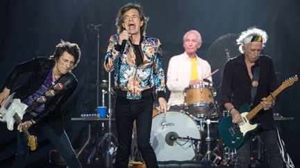 Les Rolling Stones sur scène à Stuttgart le 30 juin 2018.
 (Sebastian Gollnow / DPA / AFP)