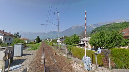 Le passage à niveau des Salines à Albertville était fermé en raison de travaux.&nbsp; (CAPTURE D'ECRAN GOOGLE MAPS)