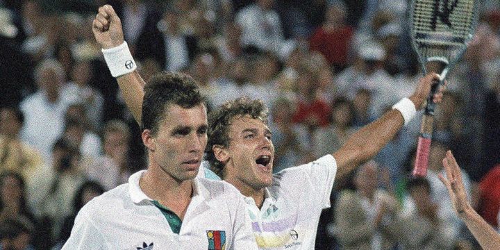 Ivan Lendl face à Mats Wilander à l'US Open